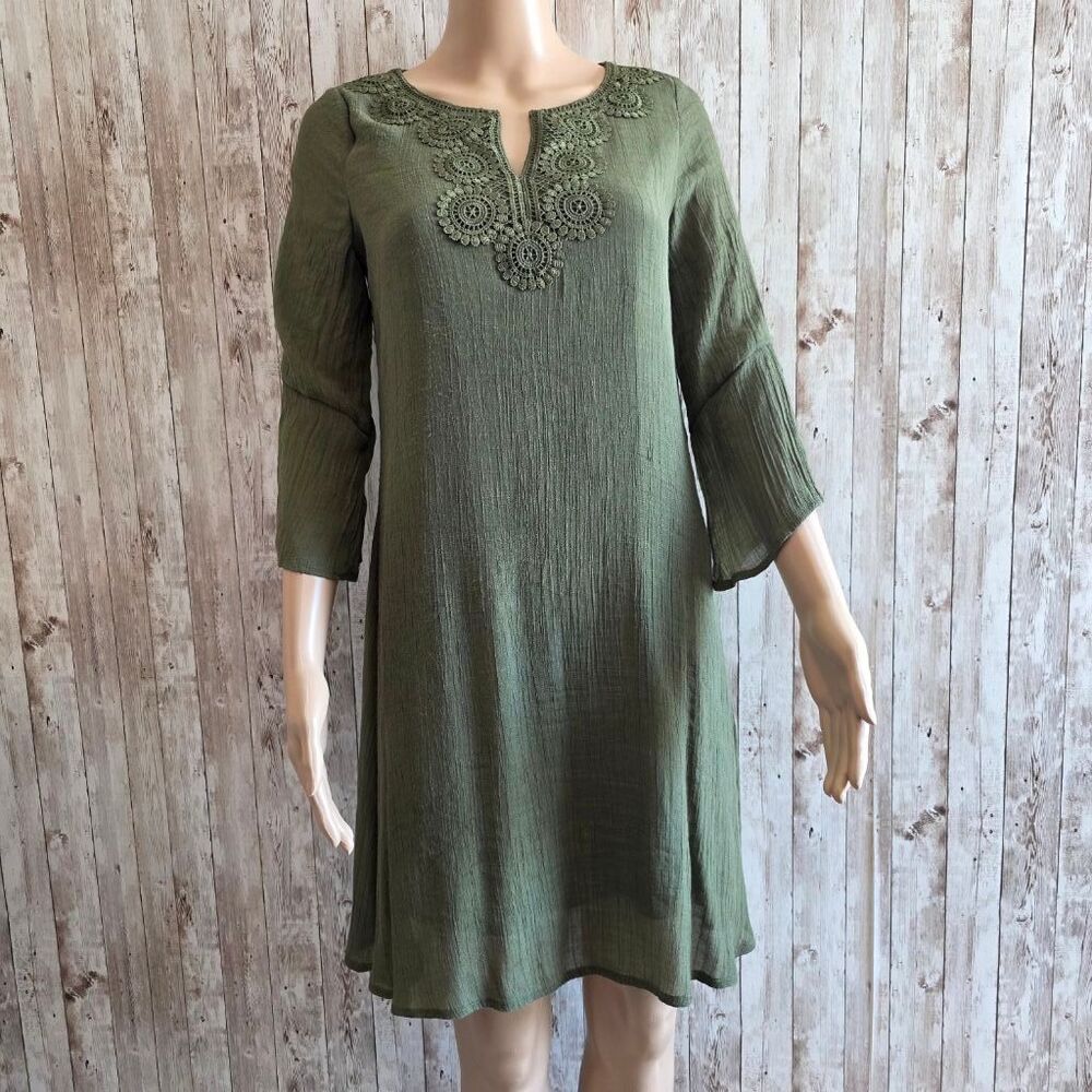 Women's Indigo Rose Dress Size PS Green NWOT